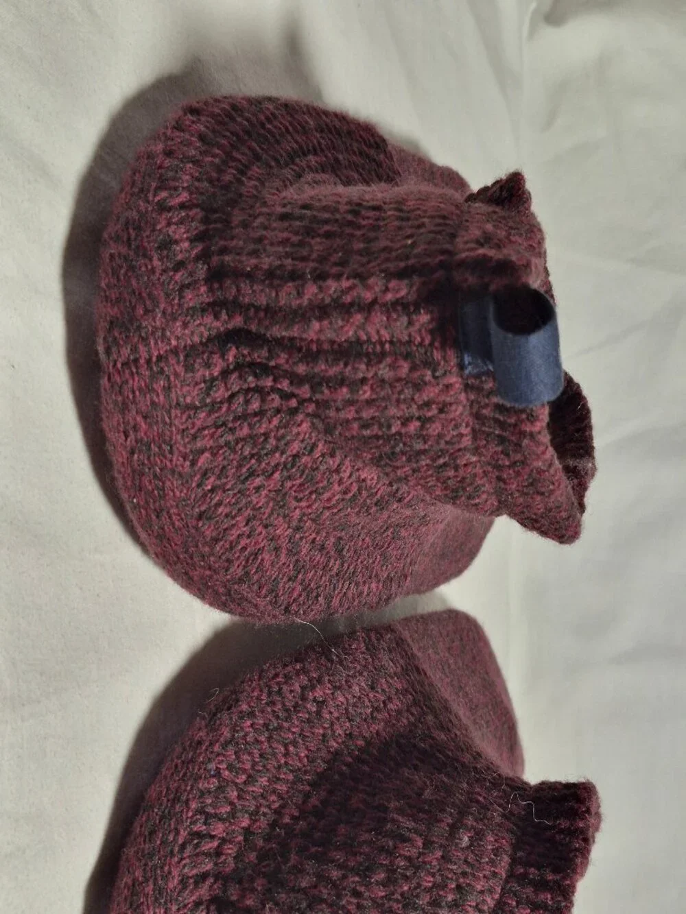 Bombas Red Burgundy Gripper Slippers House Shoes Socks Size XL 13-15 NEW